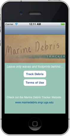 1. The Marine Debris Tracker App.
